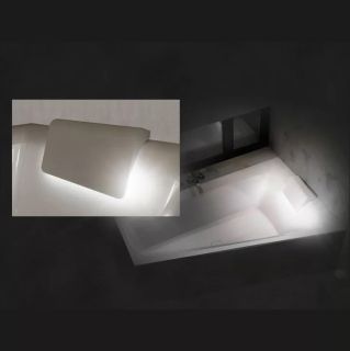 Акриловая ванна с подсветкой Riho Still Smart LED Fall B102011005 L 170х110см светодиоды и подголовник справа заполнение через перелив белый